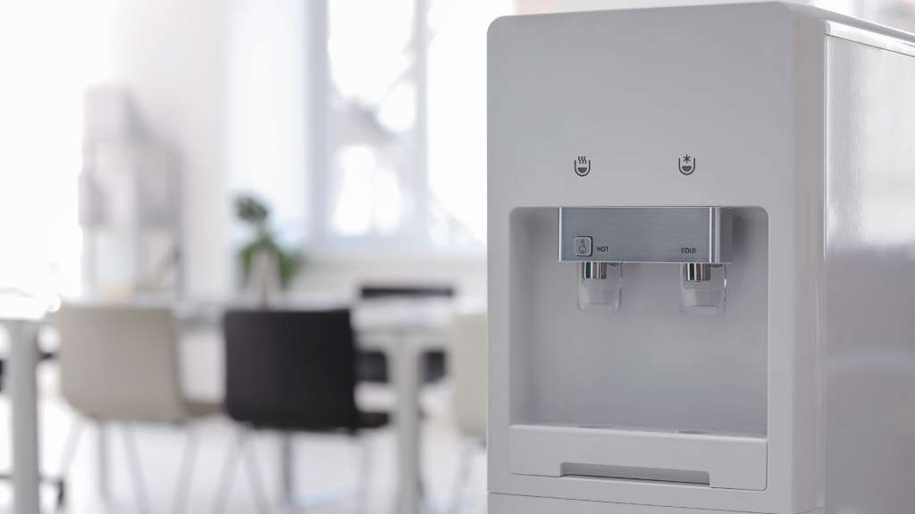 dispensadores de agua en espacios coworking