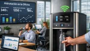 hidratación inteligente en oficinas