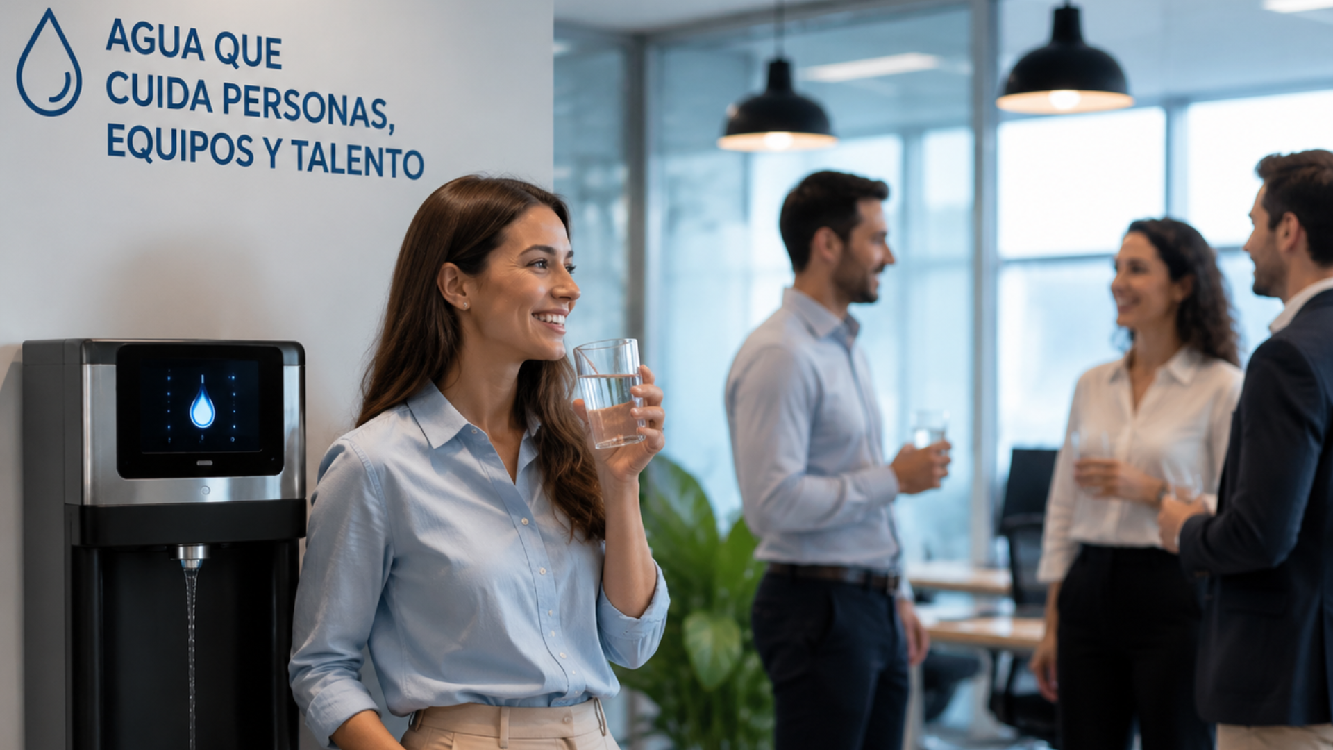 retención de talento y agua en el workplace